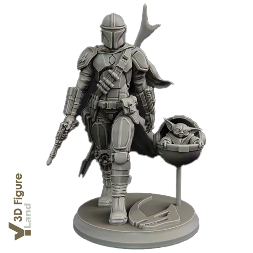 فیگور های دست‌ساز و جذاب (Mandalorian)