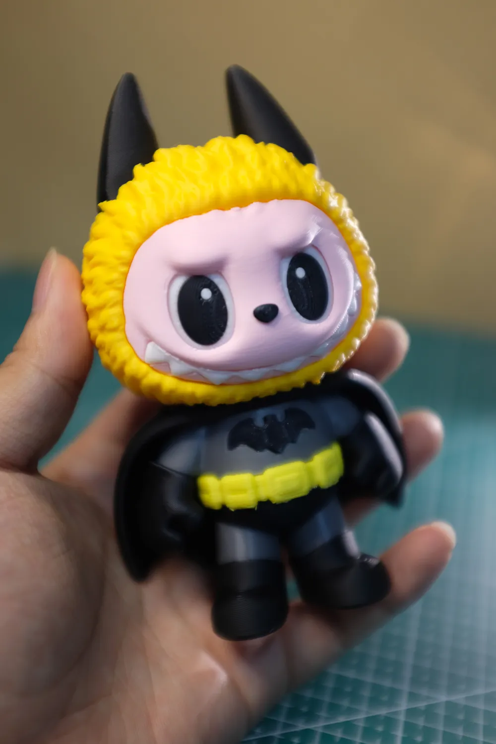 🦇 عروسک لبوبو مدل بتمن | چاپ سه‌بعدی...