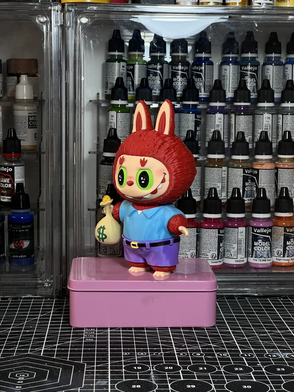 🦀 عروسک لبوبو مدل Mr Krabs با کیسه...