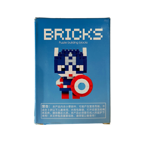 🛡️ مینی لگو کاپیتان آمریکا Bricks | ساختنی پیکسلی از دنیای مارول