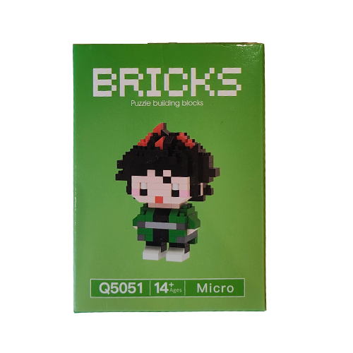 🗡️ مینی لگو تانجیرو Bricks | ساختنی پیکسلی از دنیای Demon Slayer