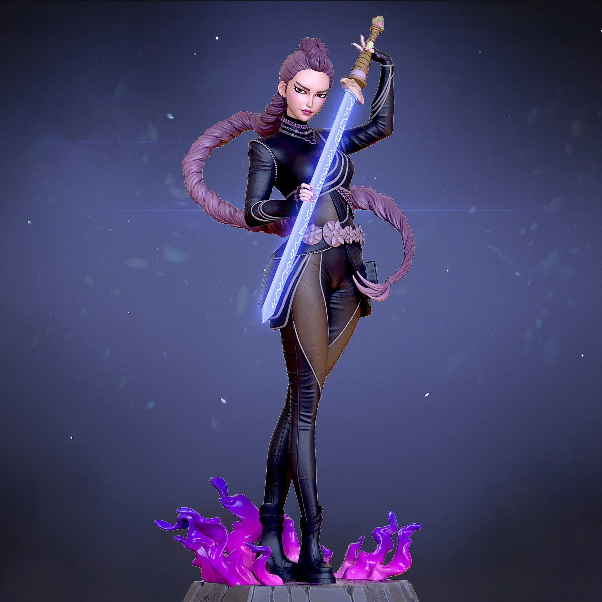🔥 فیگور رومی Demon Hunter | Fantasy Hunter...