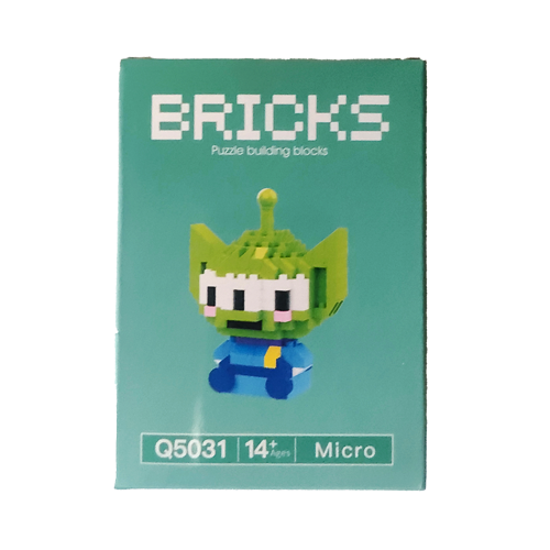🍄 مینی لگو بیگانه Bricks | ساختنی پیکسلی...
