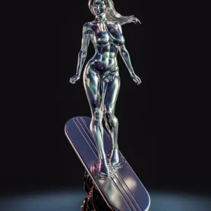 فیگور سیلور سورفر زن (Silver Surfer) یوهولند