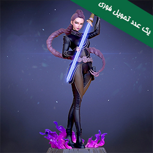 🔥 فیگور رومی Demon Hunter | Fantasy Hunter | ارتفاع 20 سانتی‌متر | جنس PLA+