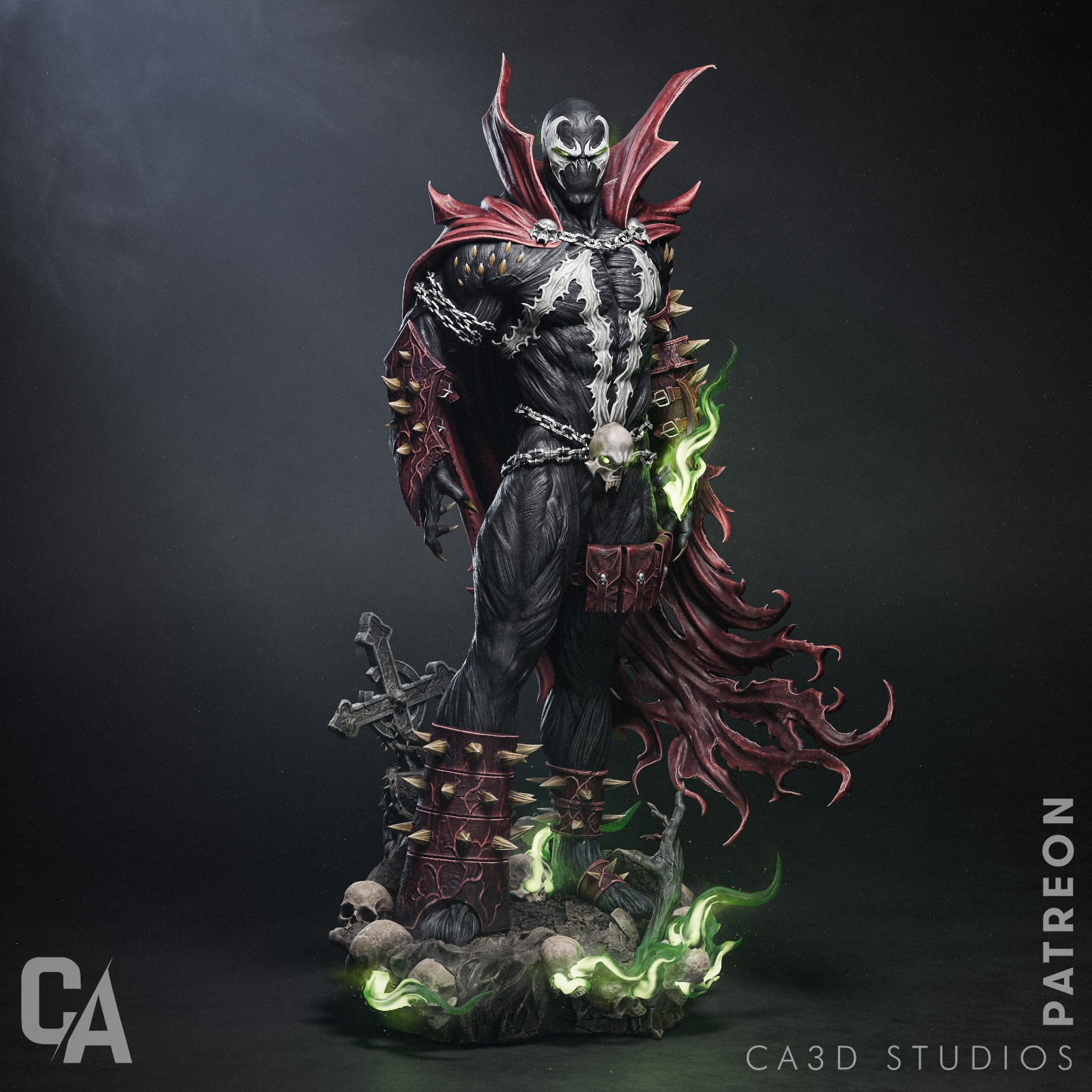 🕷️ فیگور اسپان (Spawn) | ارتفاع ۳۵ سانتی‌متر...