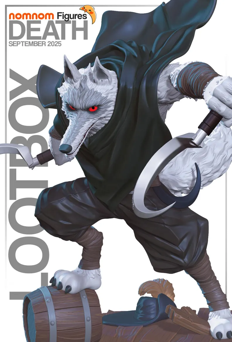 💀 فیگور Death – ارتفاع ۳۰ سانتی‌متر | PLA+ |