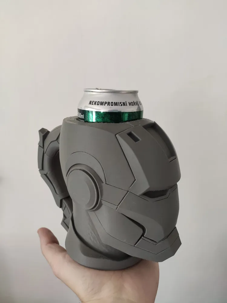🍺 ماگ و نگهدارنده نوشیدنی طرح آیرون‌من (Iron...
