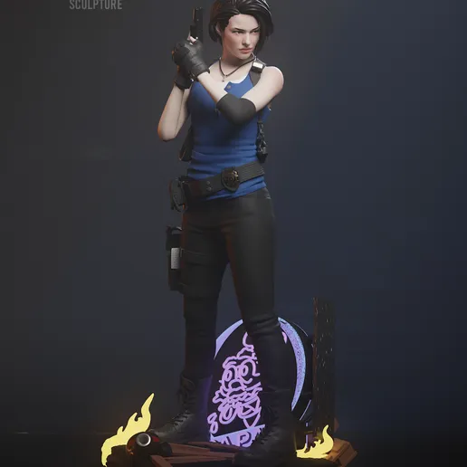 🧤 فیگور Jill Valentine از مجموعه Resident Evil |...