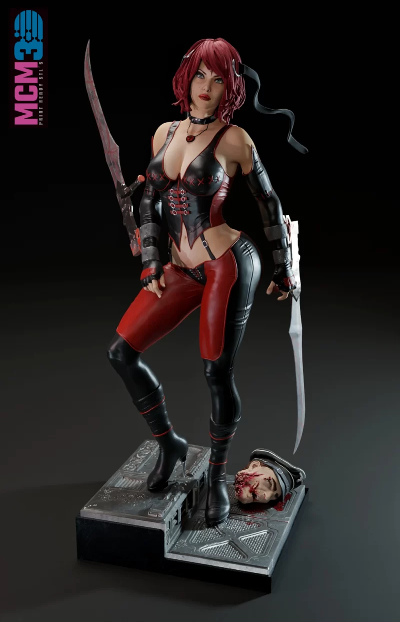 🩸 فیگور بلادرین (BloodRayne) ارتفاع 45 سانتی‌متر |...