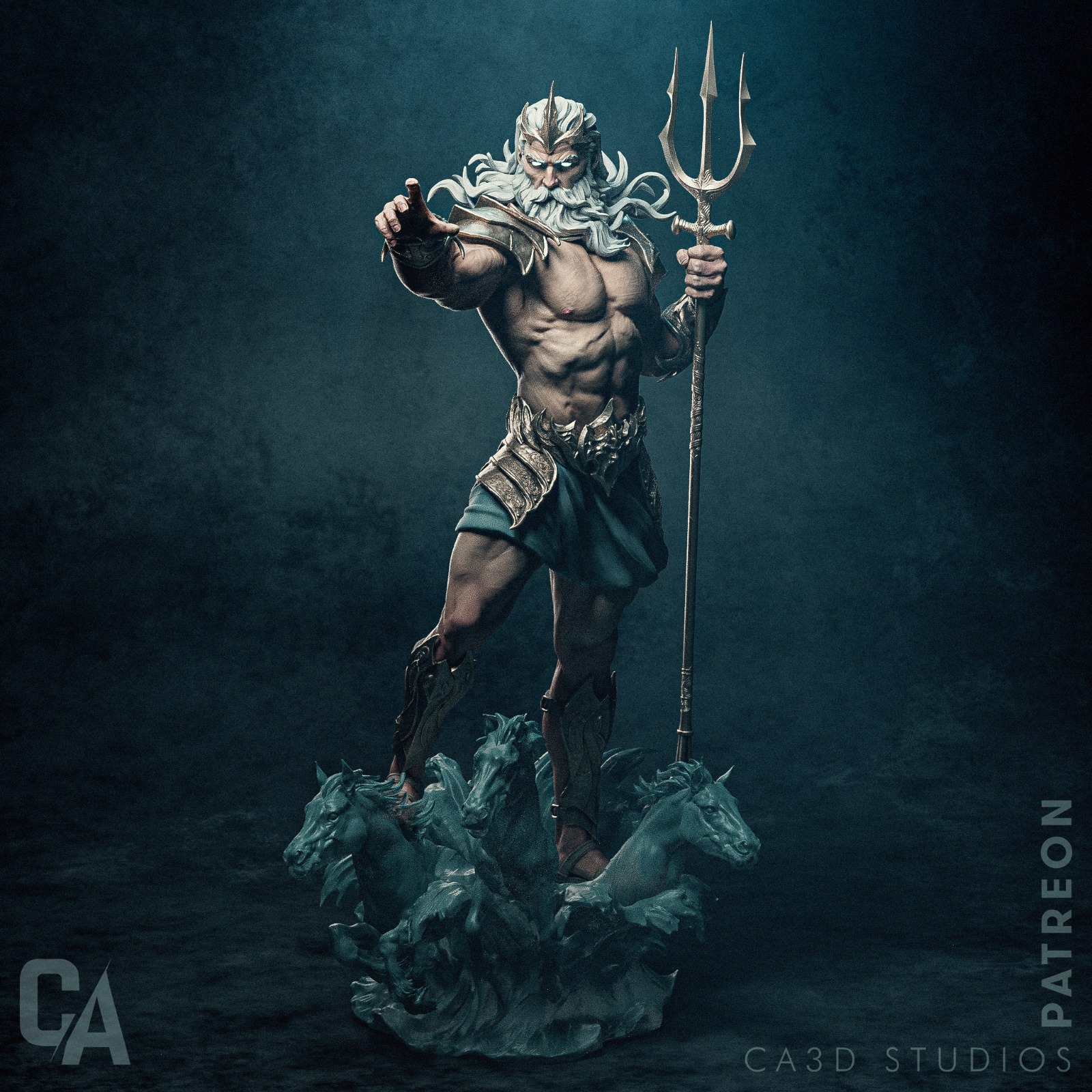 🌊 فیگور الهه پوزایدون (Poseidon) – ارتفاع ۲۸...