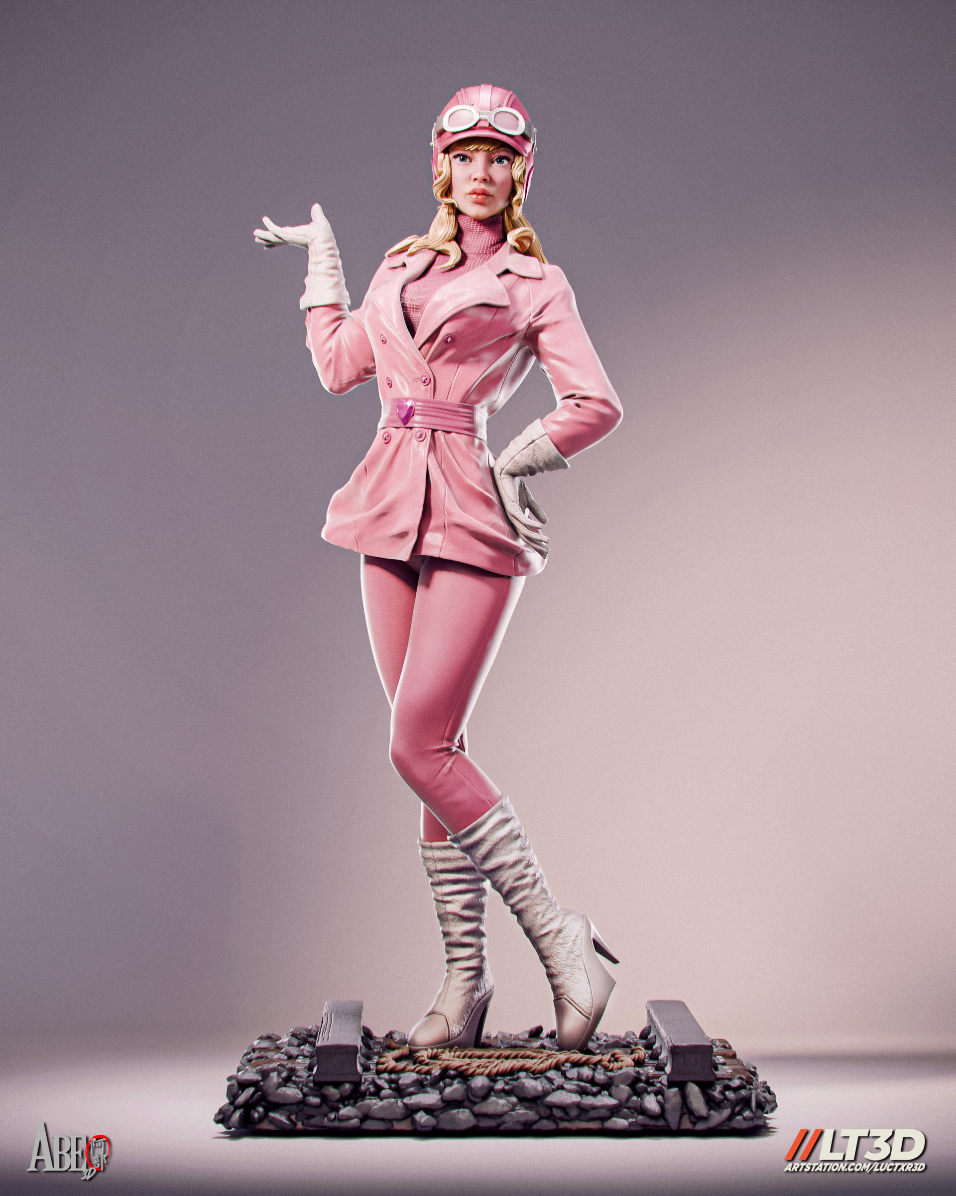 💗 فیگور شخصیت پنه‌لوپه پیت‌استاپ Penelope Pitstop |...