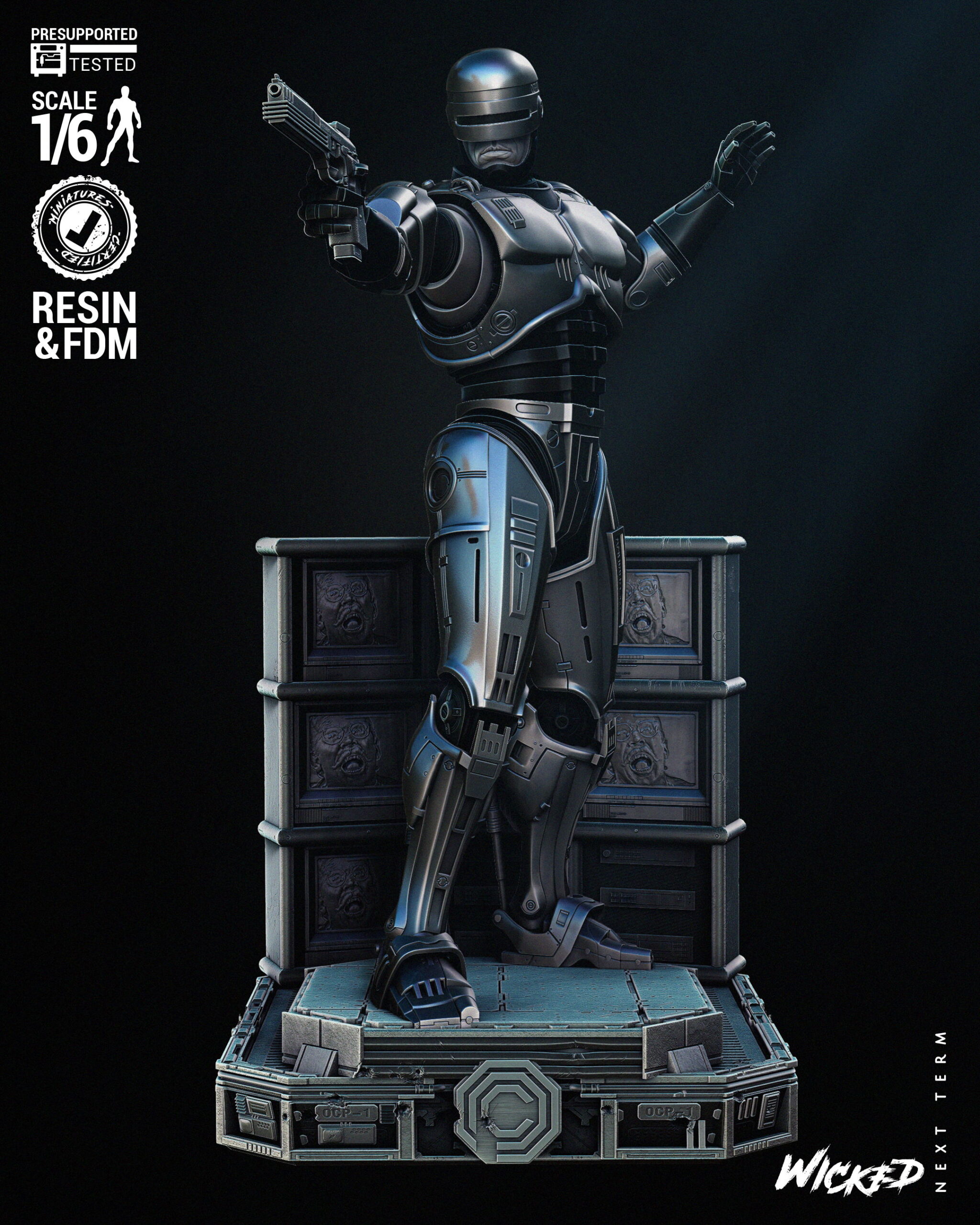 🤖 فیگور روبوکاپ RoboCop | ارتفاع 40 سانتی‌متر...