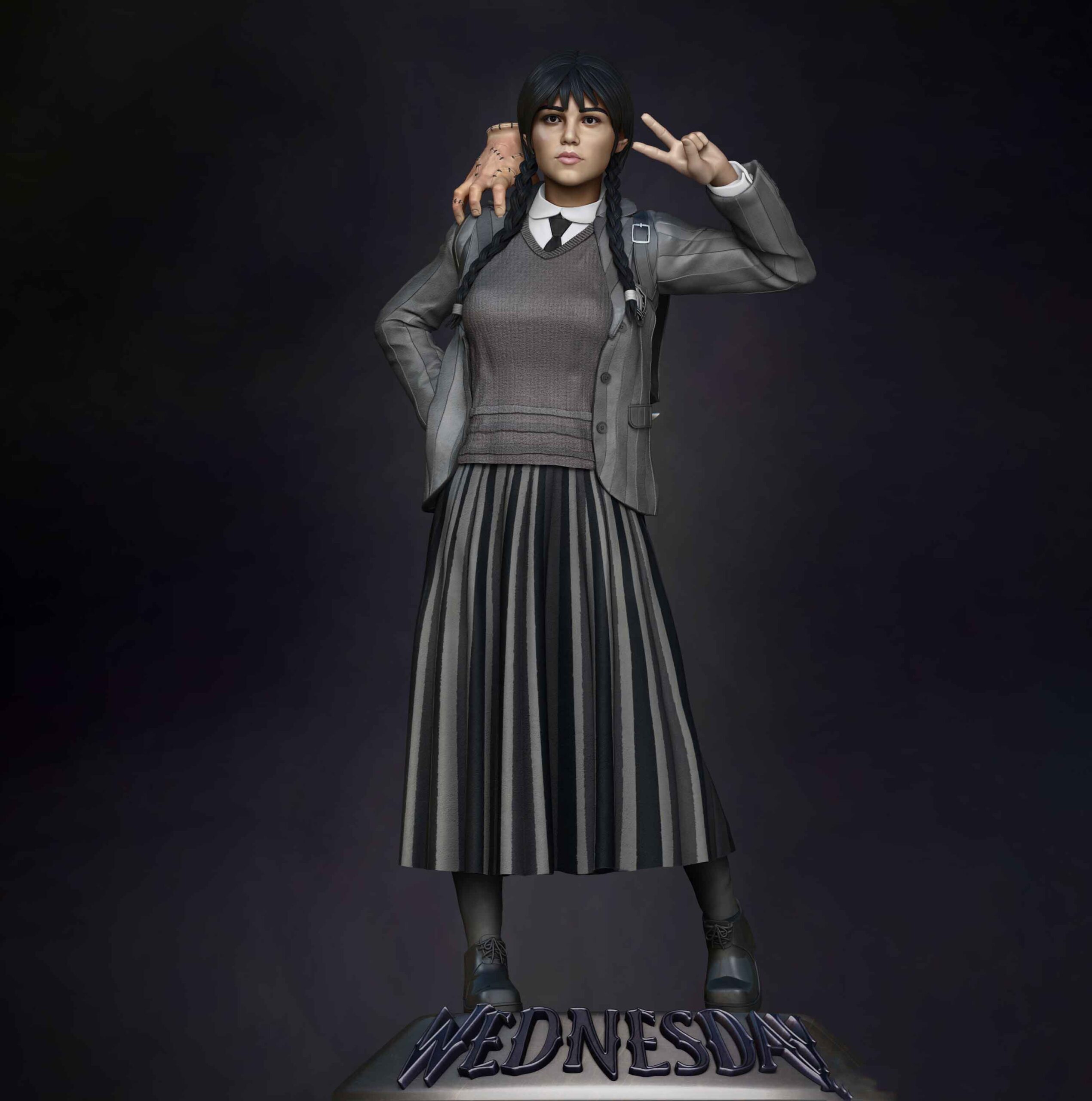 🖤 فیگور ونزدی آدامز (Wednesday Addams) | ارتفاع...