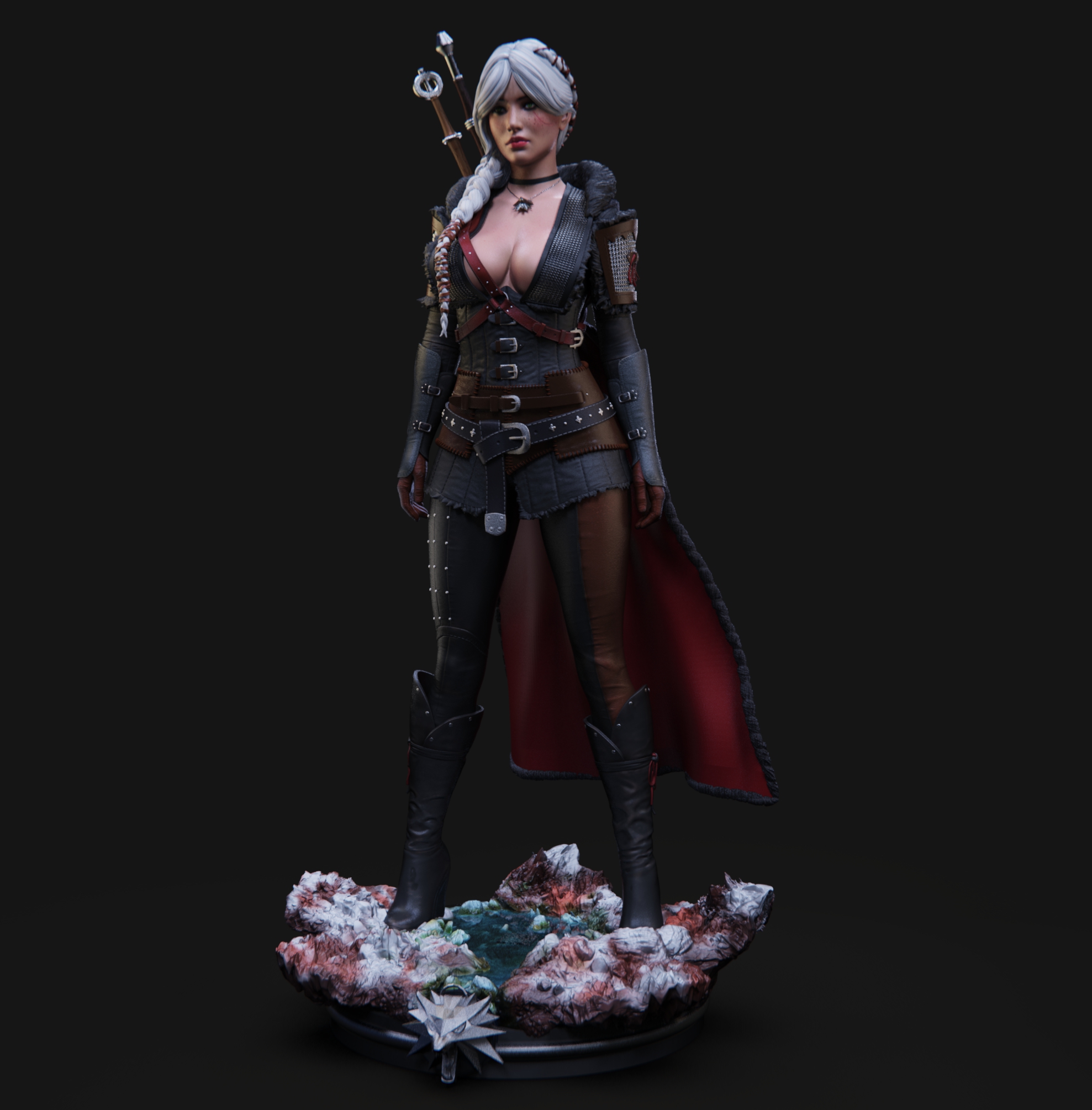 ⚔️✨ فیگور سیری (Ciri) ویچر 3 | ارتفاع...