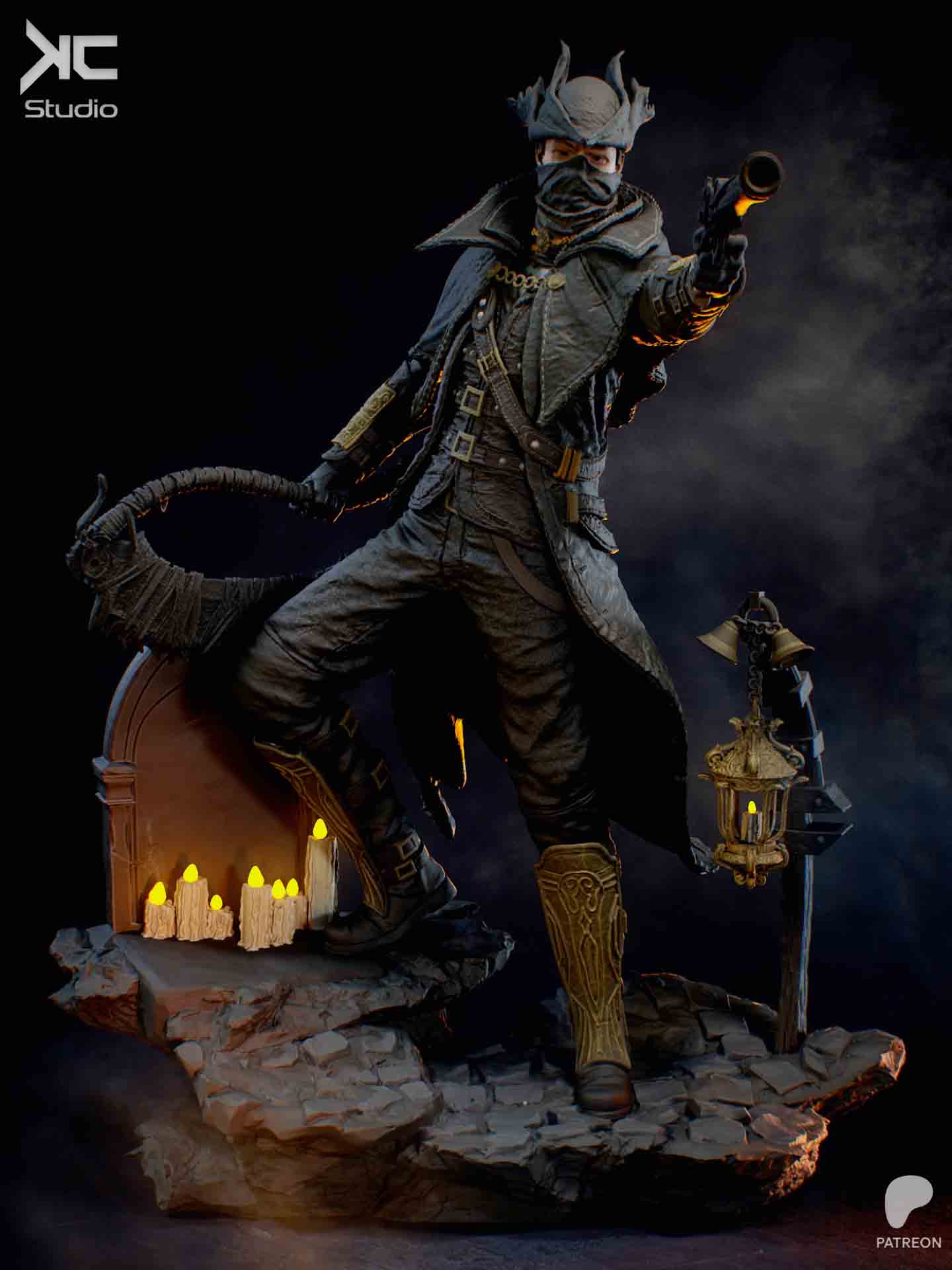⚔️🦇 فیگور هانتر – Bloodborne | ارتفاع ۴۰...