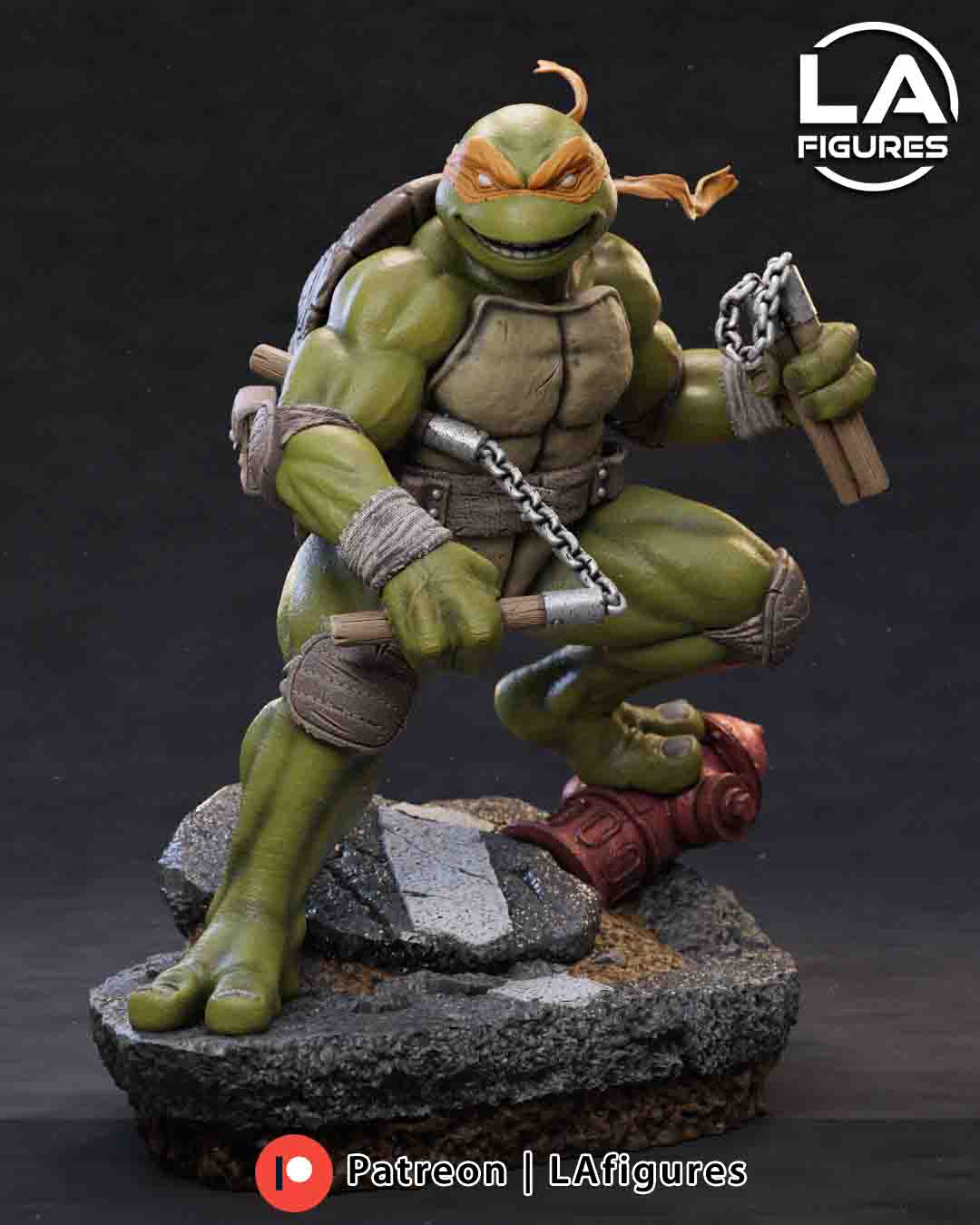 🐢🍕 فیگور مایکل آنجلو (Michelangelo TMNT) – ارتفاع...