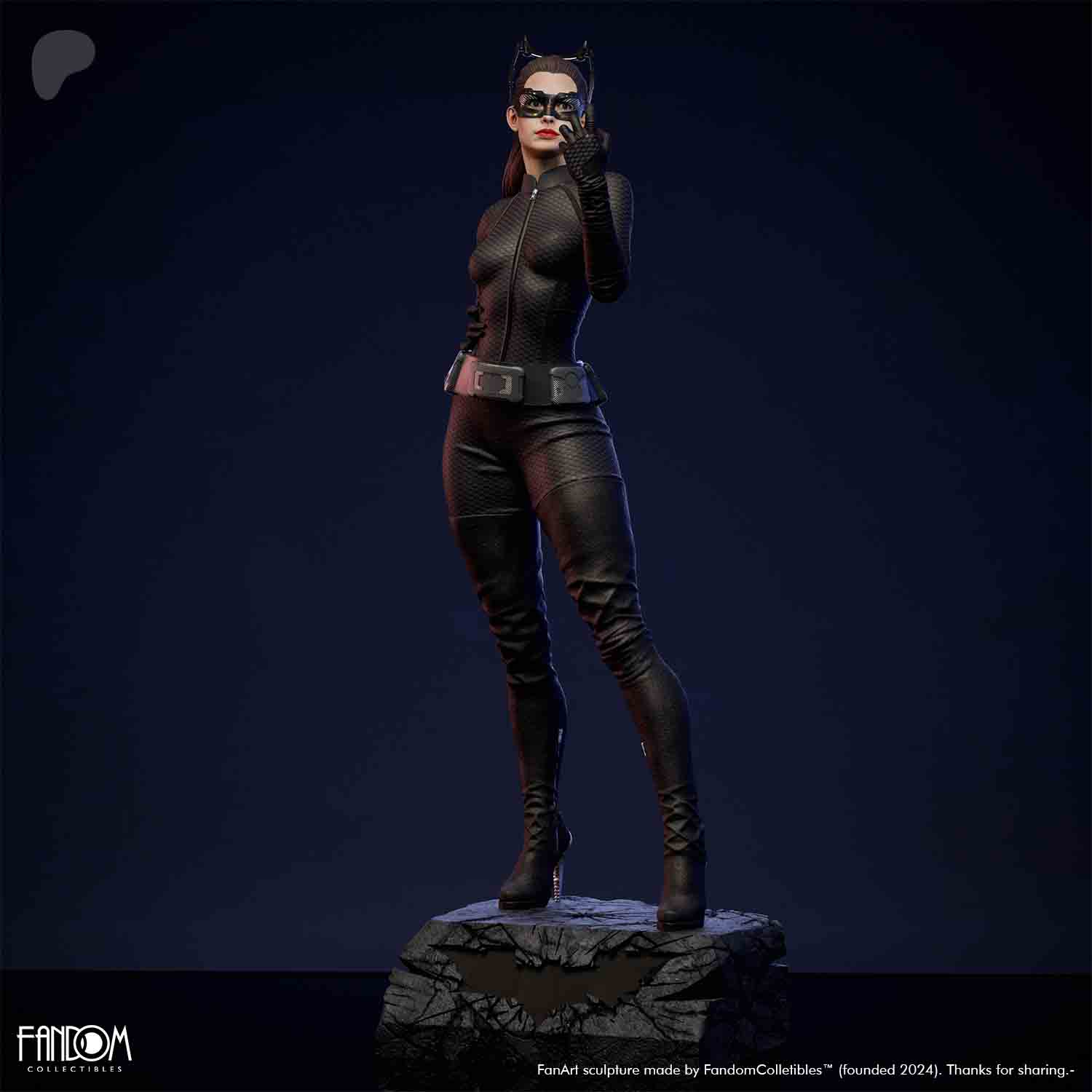 🐈‍⬛ فیگور شخصیت کت‌وومن نسخه شوالیه تاریکی Dark...