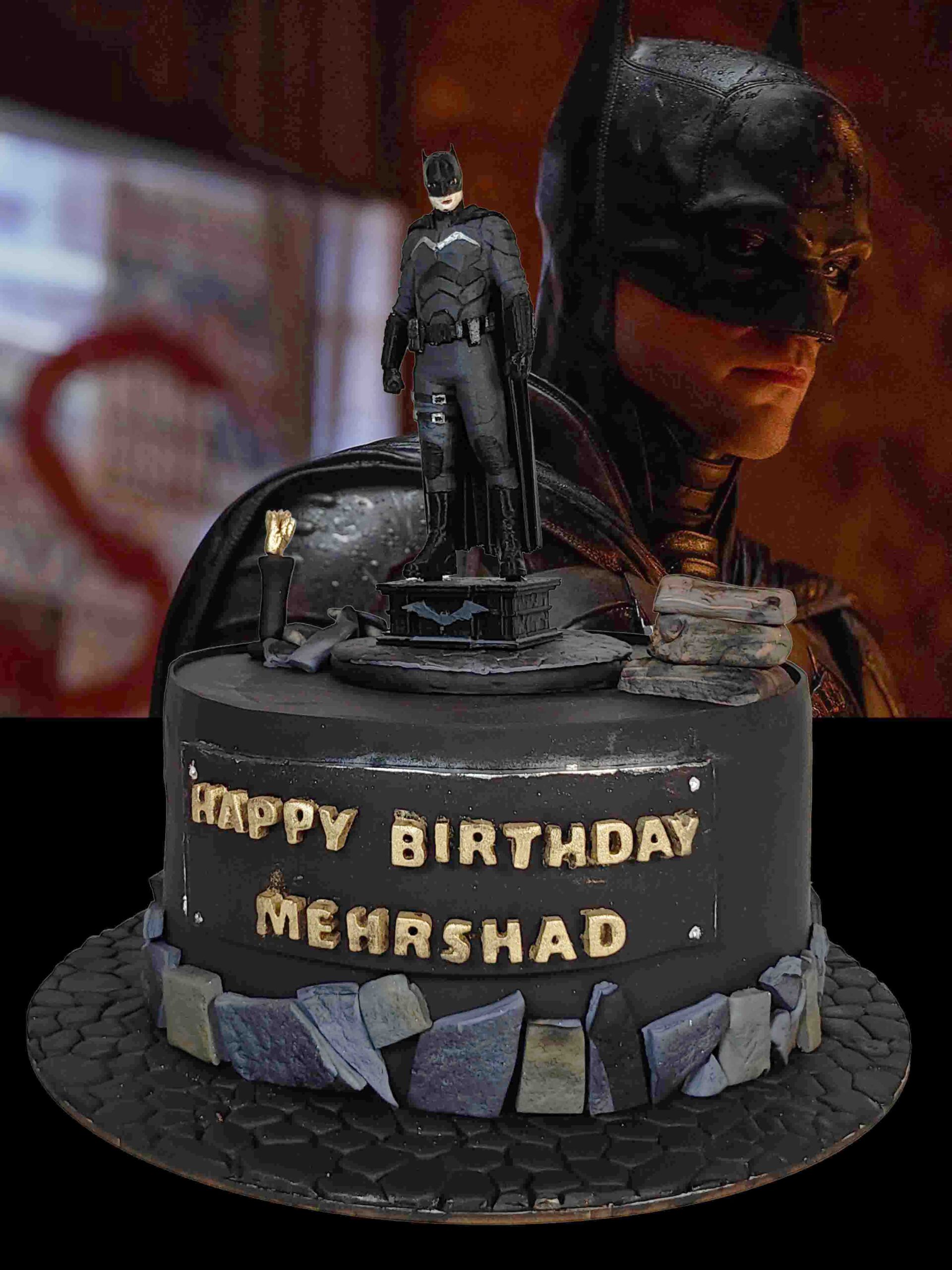 🎂🦇 کیک فیگور یوهولند طرح بتمن | Batman...