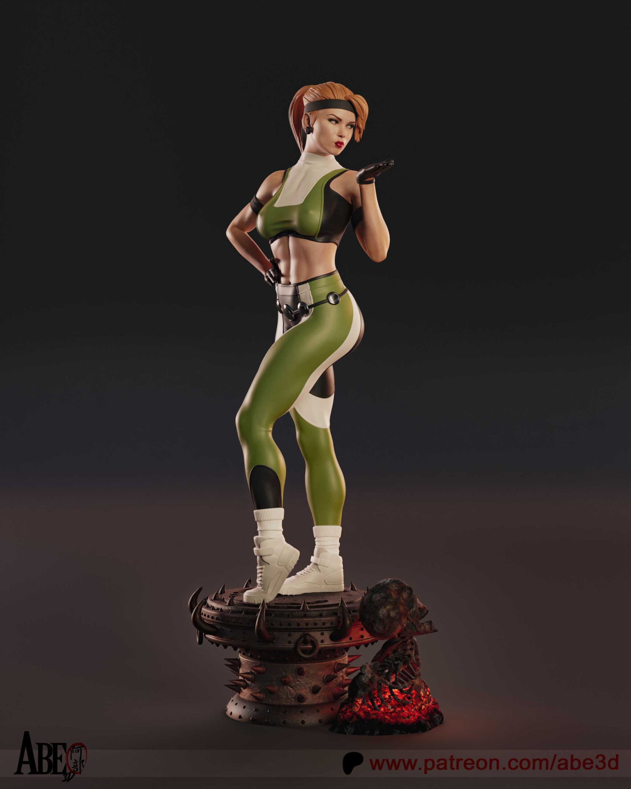🥊🔥 فیگور سونیا بلید Sonya Blade 50 سانتی‌متر...