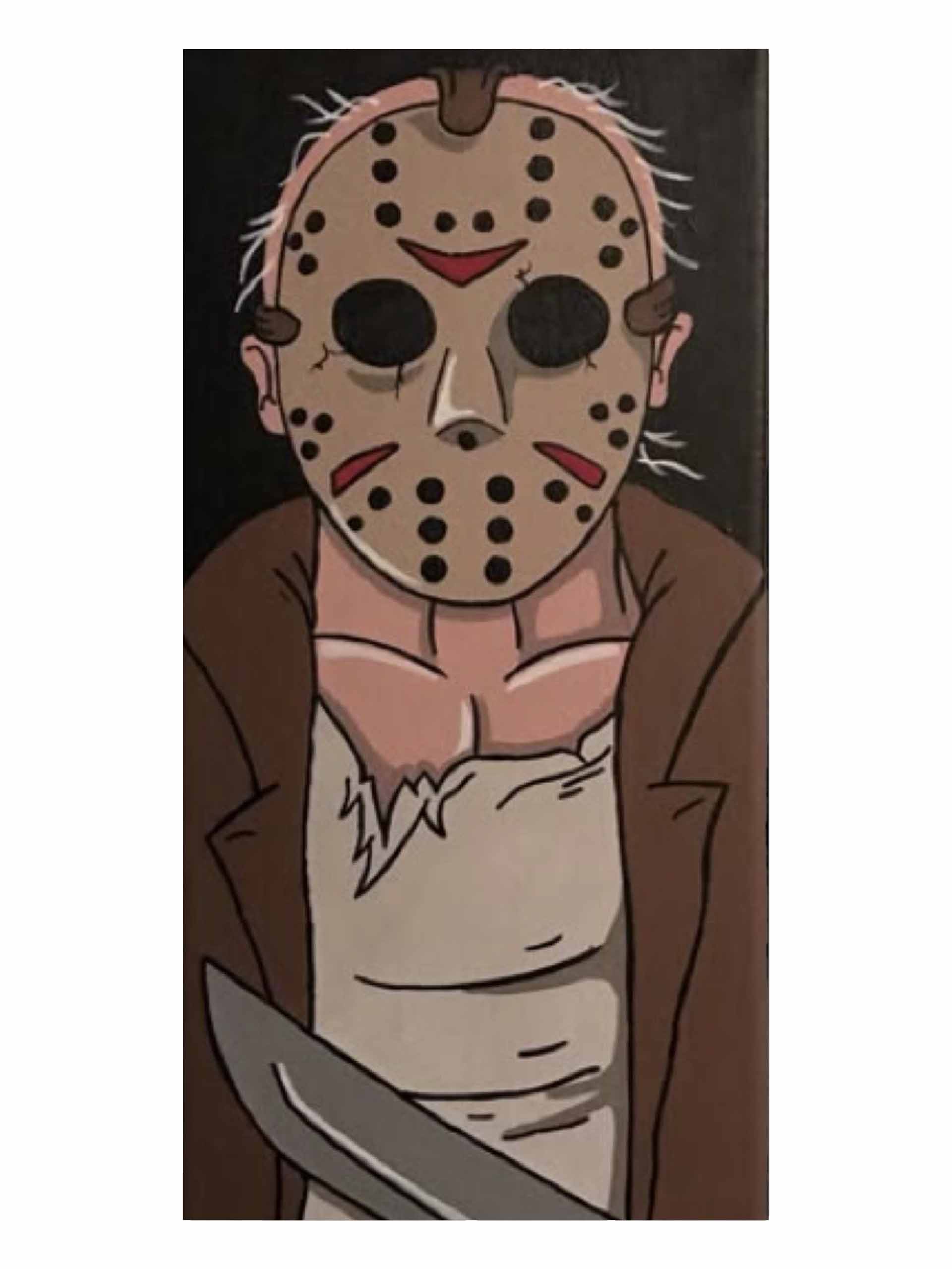 🏒 تابلو نقاشی پاپ‌آرت جیسون وورهیز (Jason Voorhees)...
