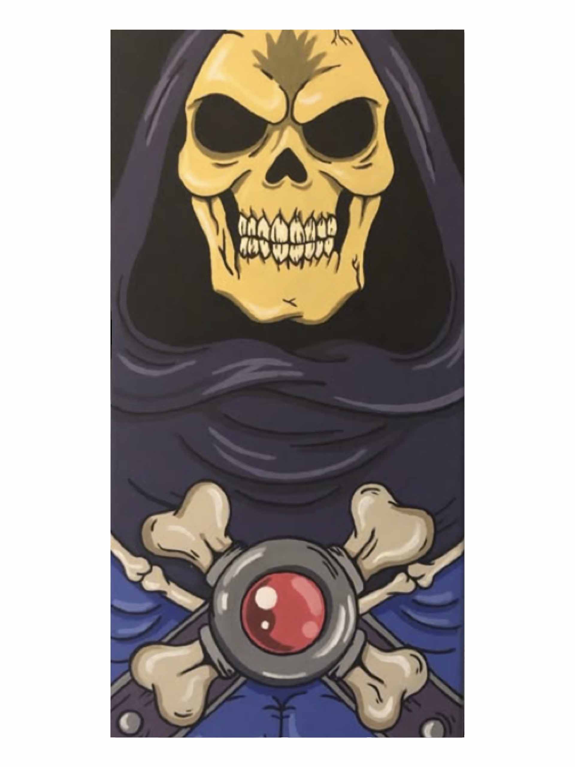 💀 تابلو نقاشی پاپ‌آرت اسکلتور (Skeletor) | هنر...
