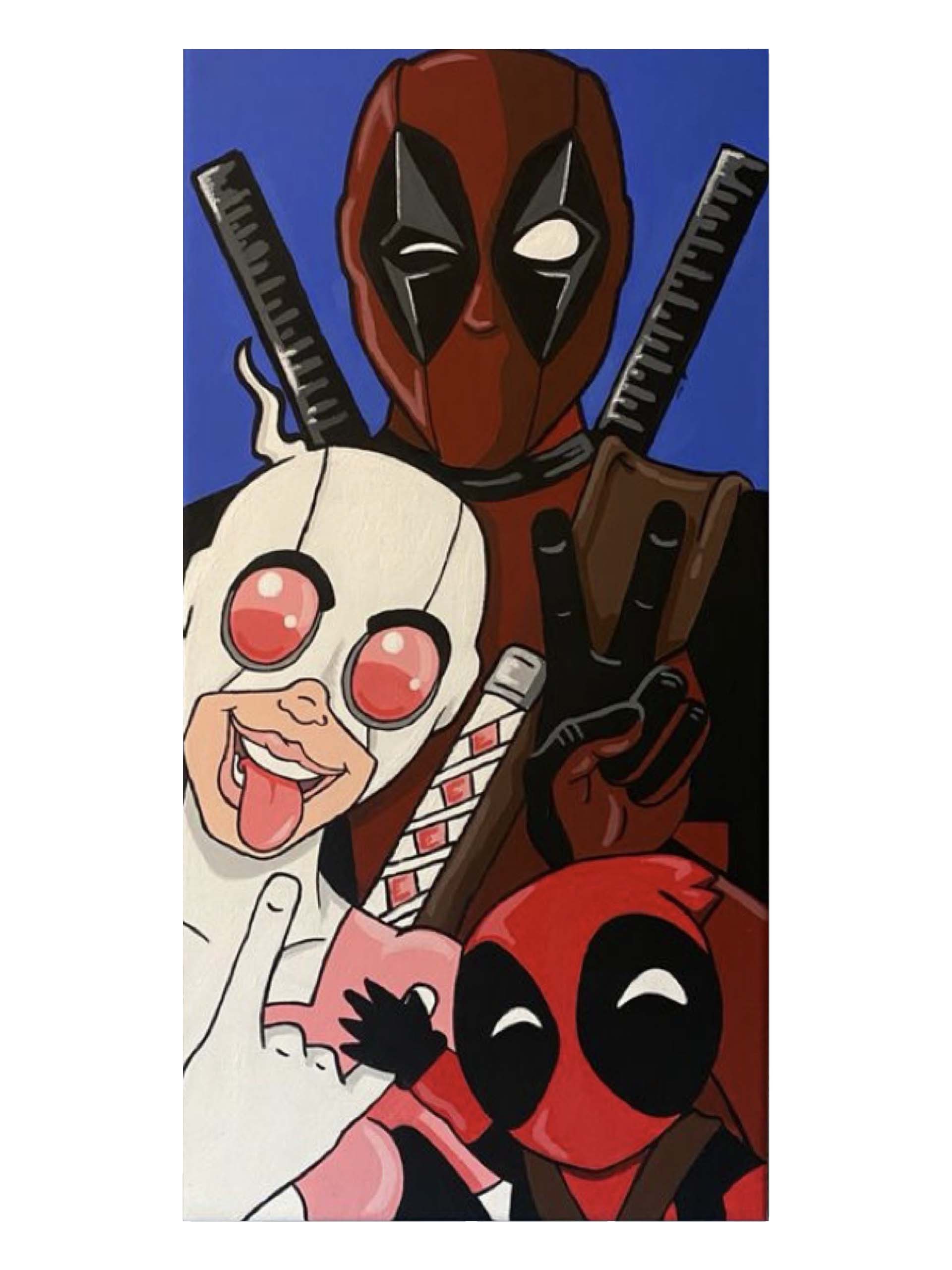 🔴 تابلو نقاشی پاپ‌آرت ددپول (Deadpool) | اثر...