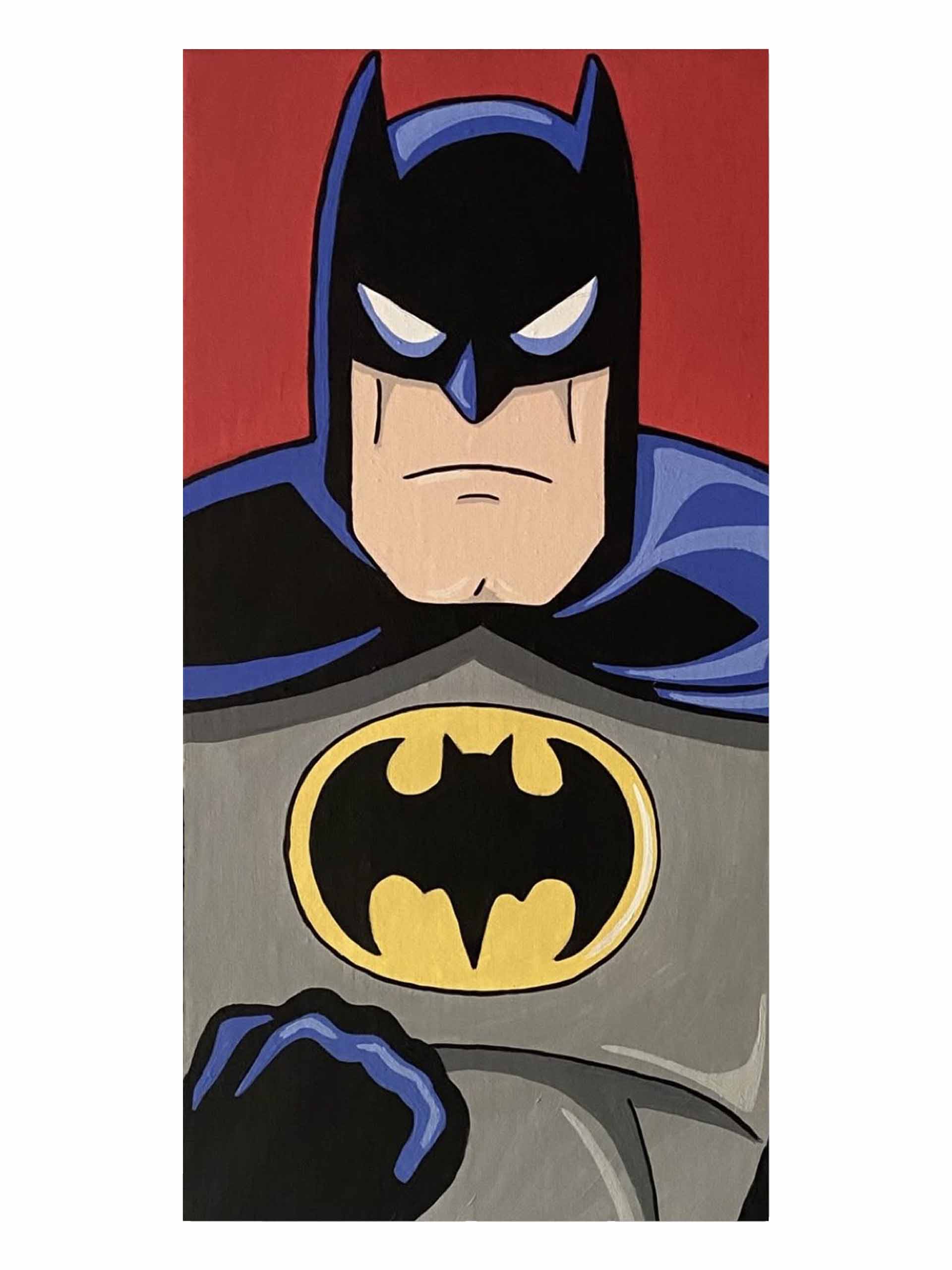 🦇 تابلو نقاشی پاپ‌آرت بتمن (Batman) | اثر...
