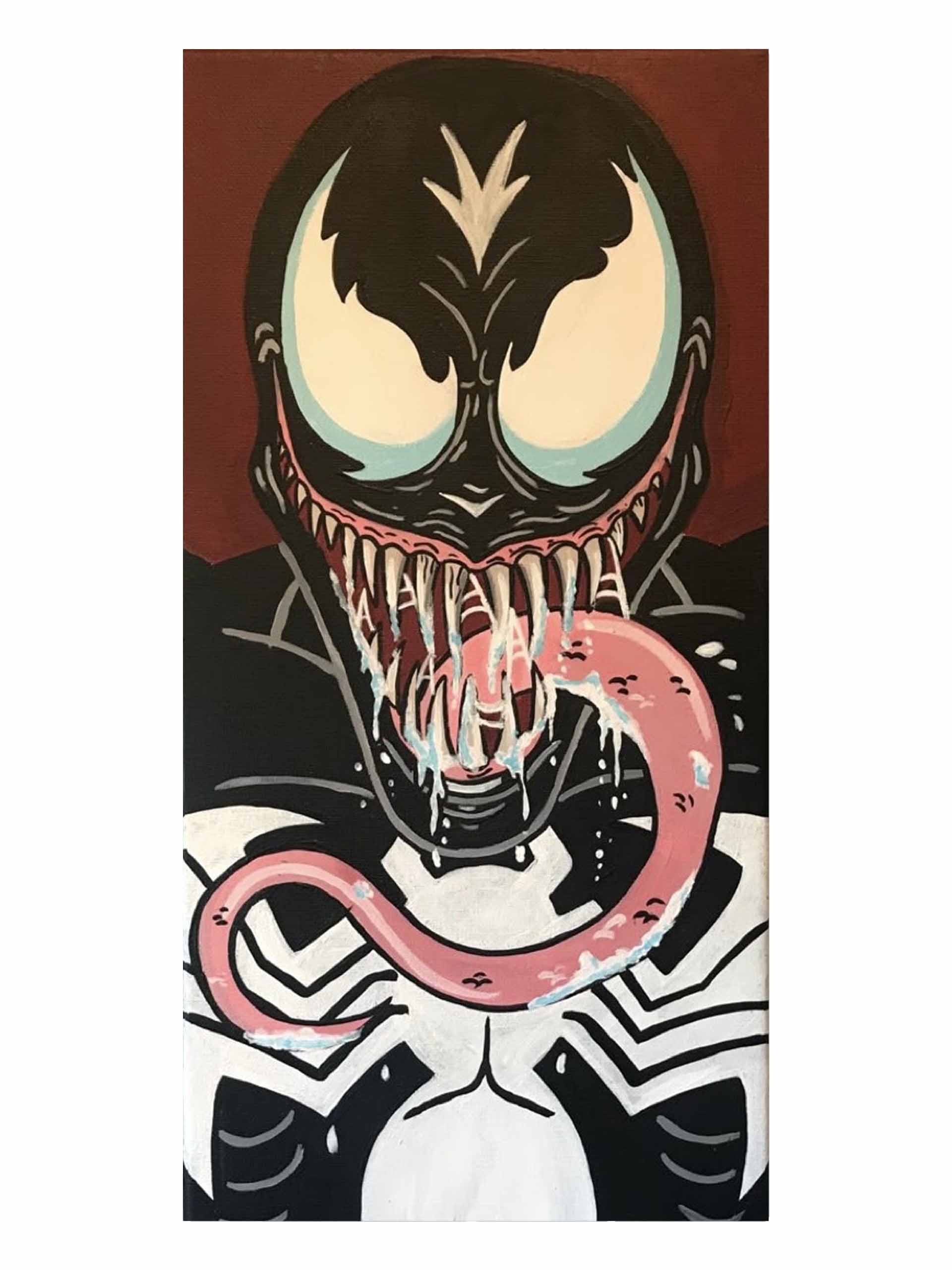 🕷️ تابلو نقاشی پاپ‌آرت ونوم (Venom) | اثر...