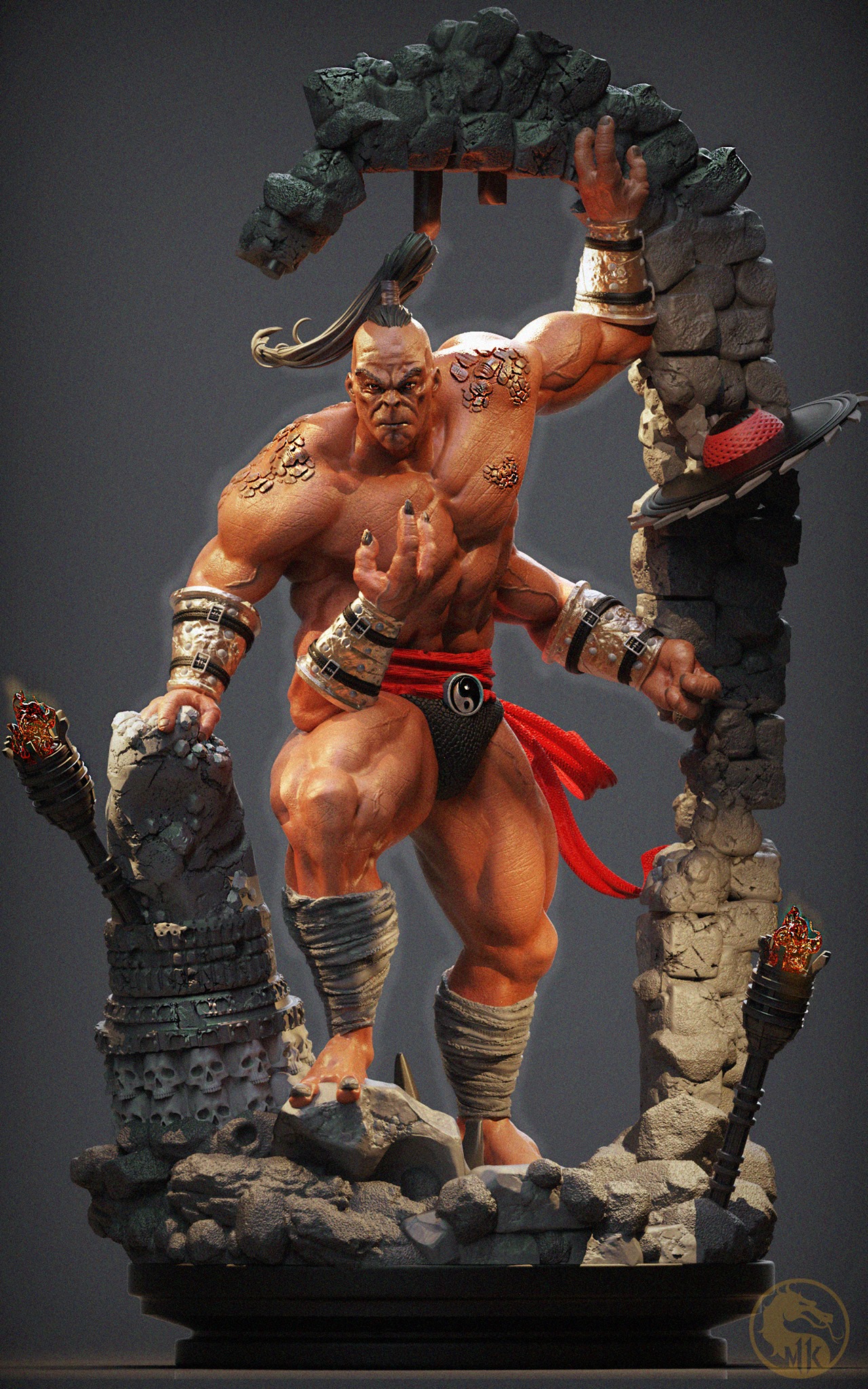 🔥💀 فیگور Goro – گرو از Mortal Kombat...