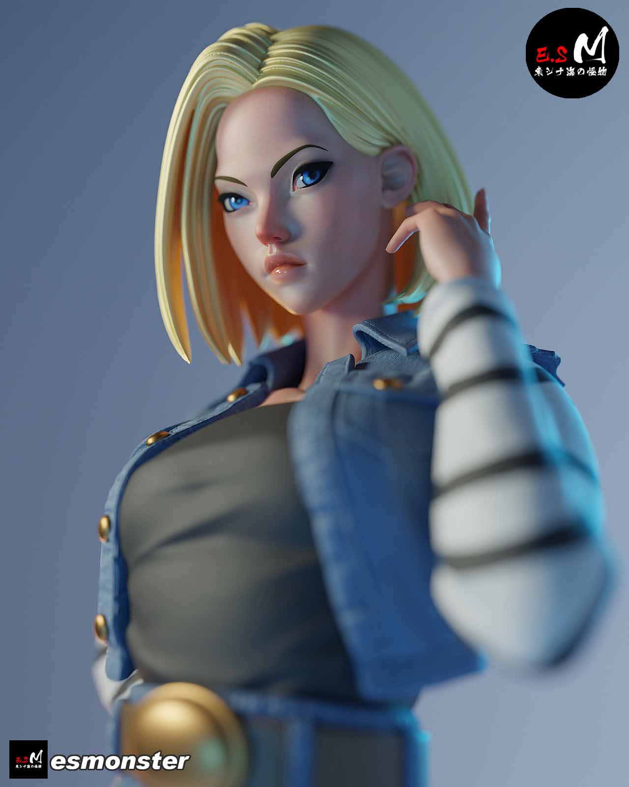 🩵⚡ فیگور Android18 – اندروید ۱۸ از Dragon...