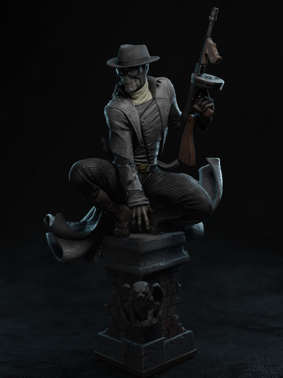 🕷️🎩 فیگور Spider-Man Noir | اسپایدر نویر 40...