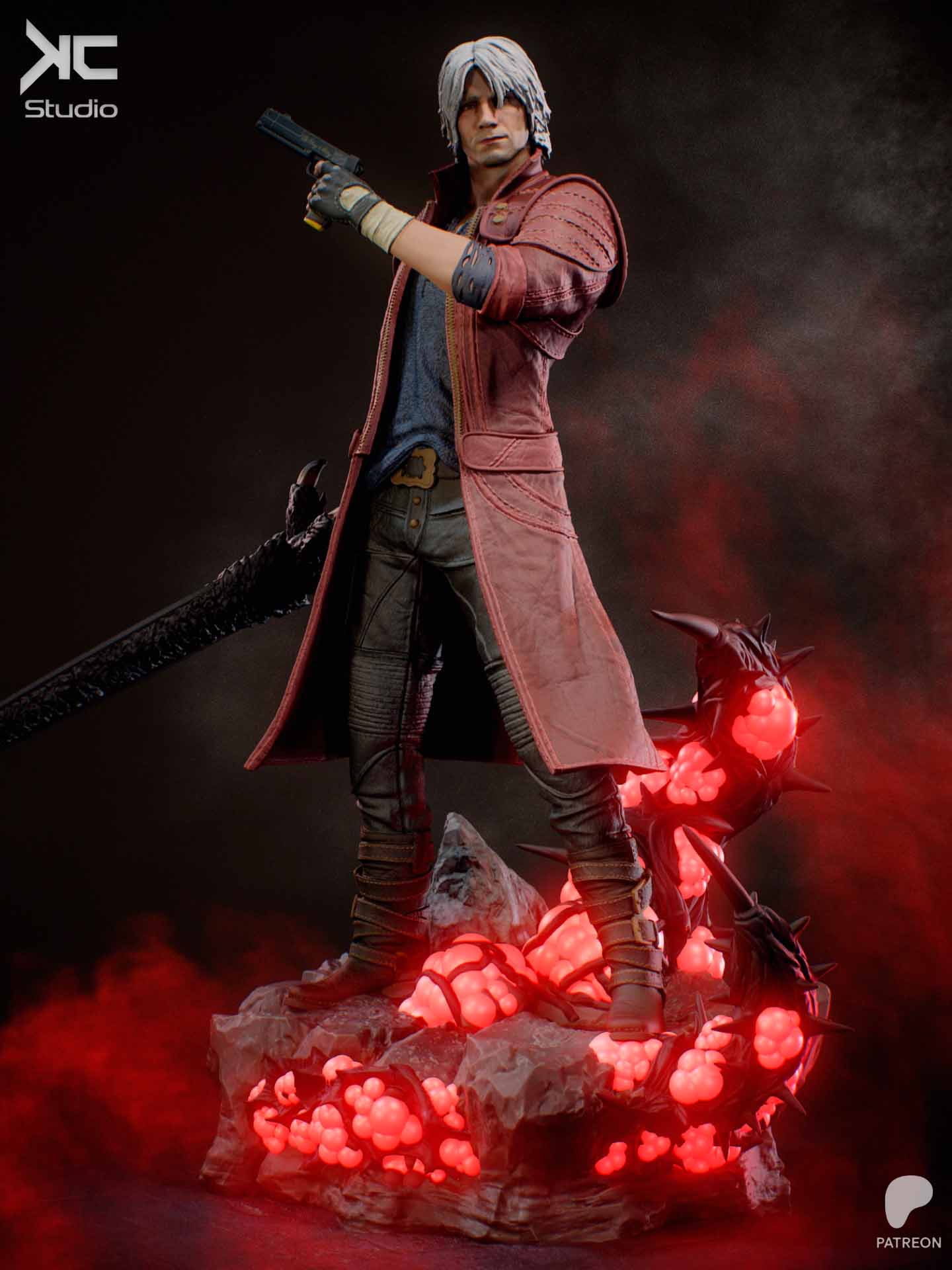 🔥🩸 فیگور Dante – دانته 30 سانتی‌متر |...