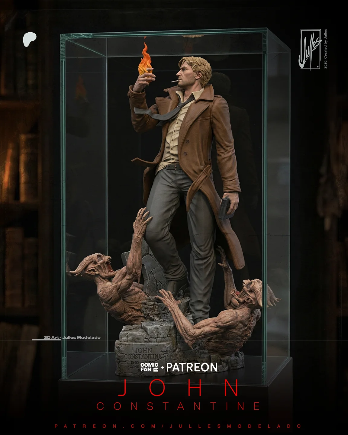 🔥😈 فیگور John Constantine – جان کنستانتین ارتفاع...