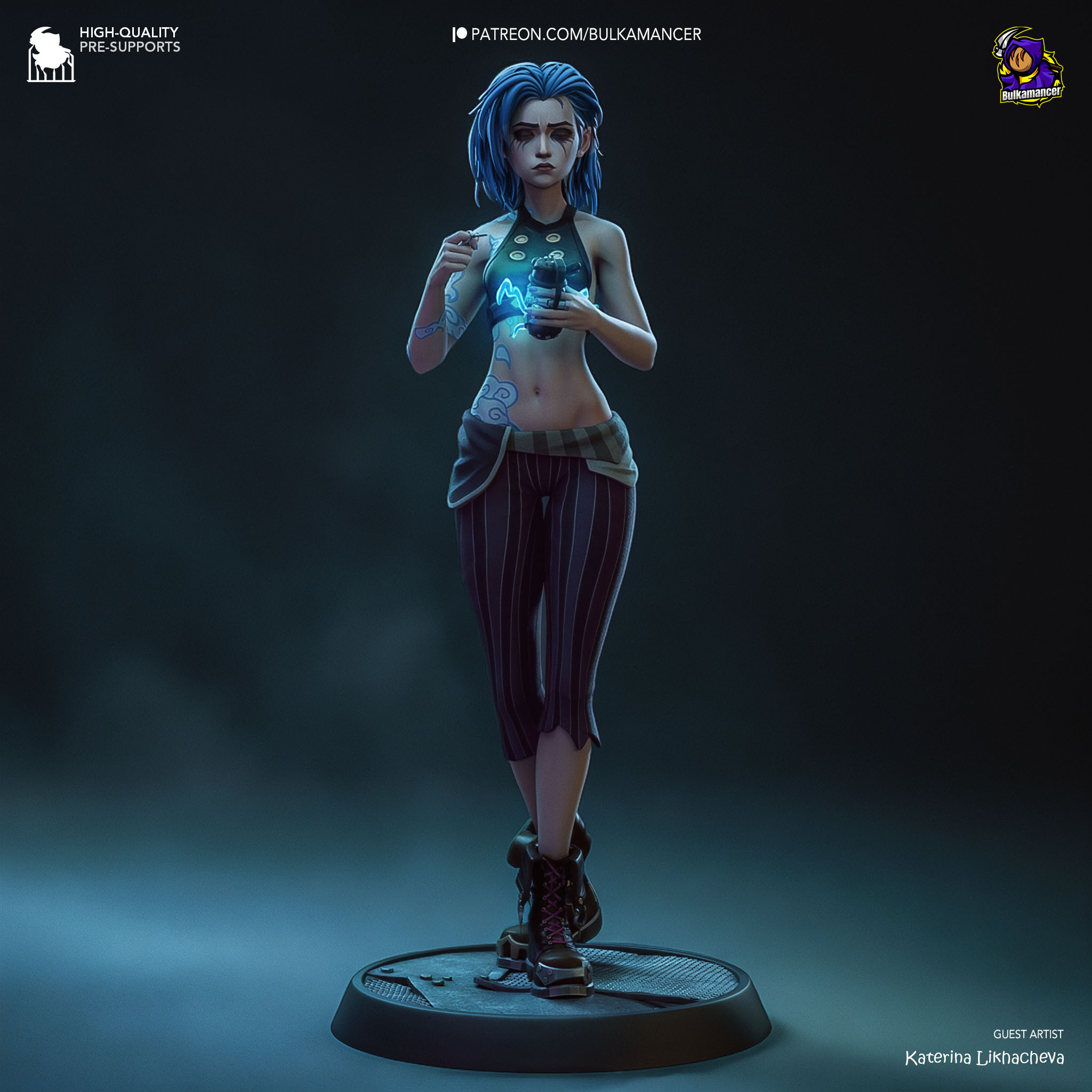💥🧨 فیگور Jinx | جنکس 40 سانتی‌متر |...
