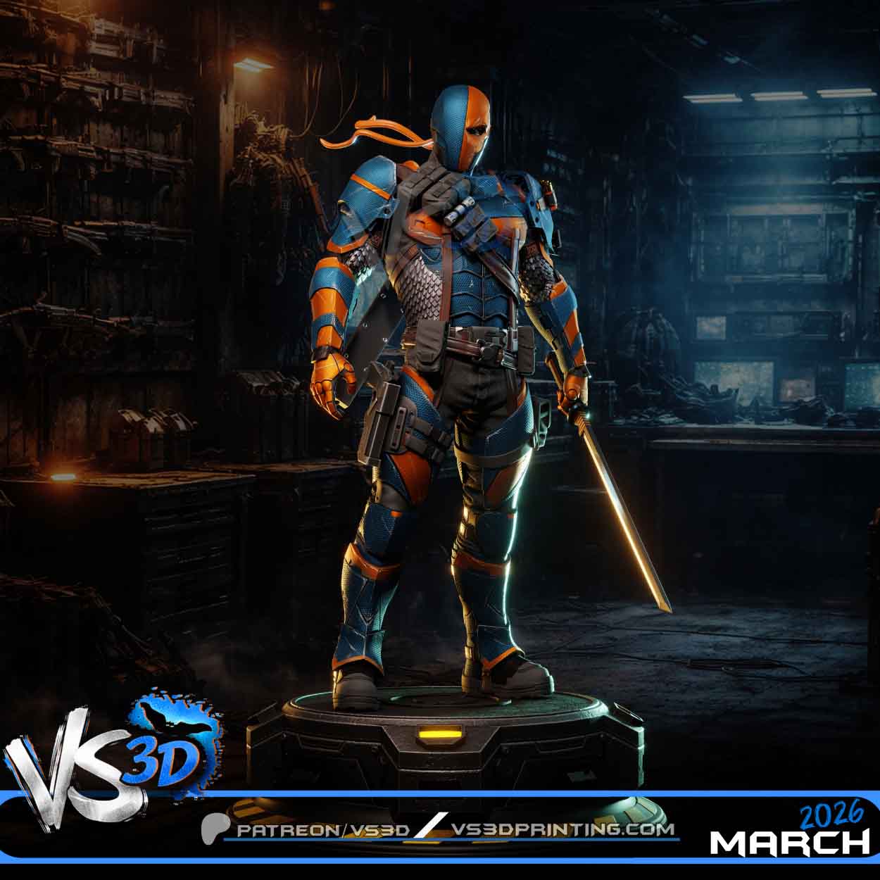 ⚔️🎭 فیگور دث‌استروک Deathstroke ارتفاع 40 سانتی‌متر |...