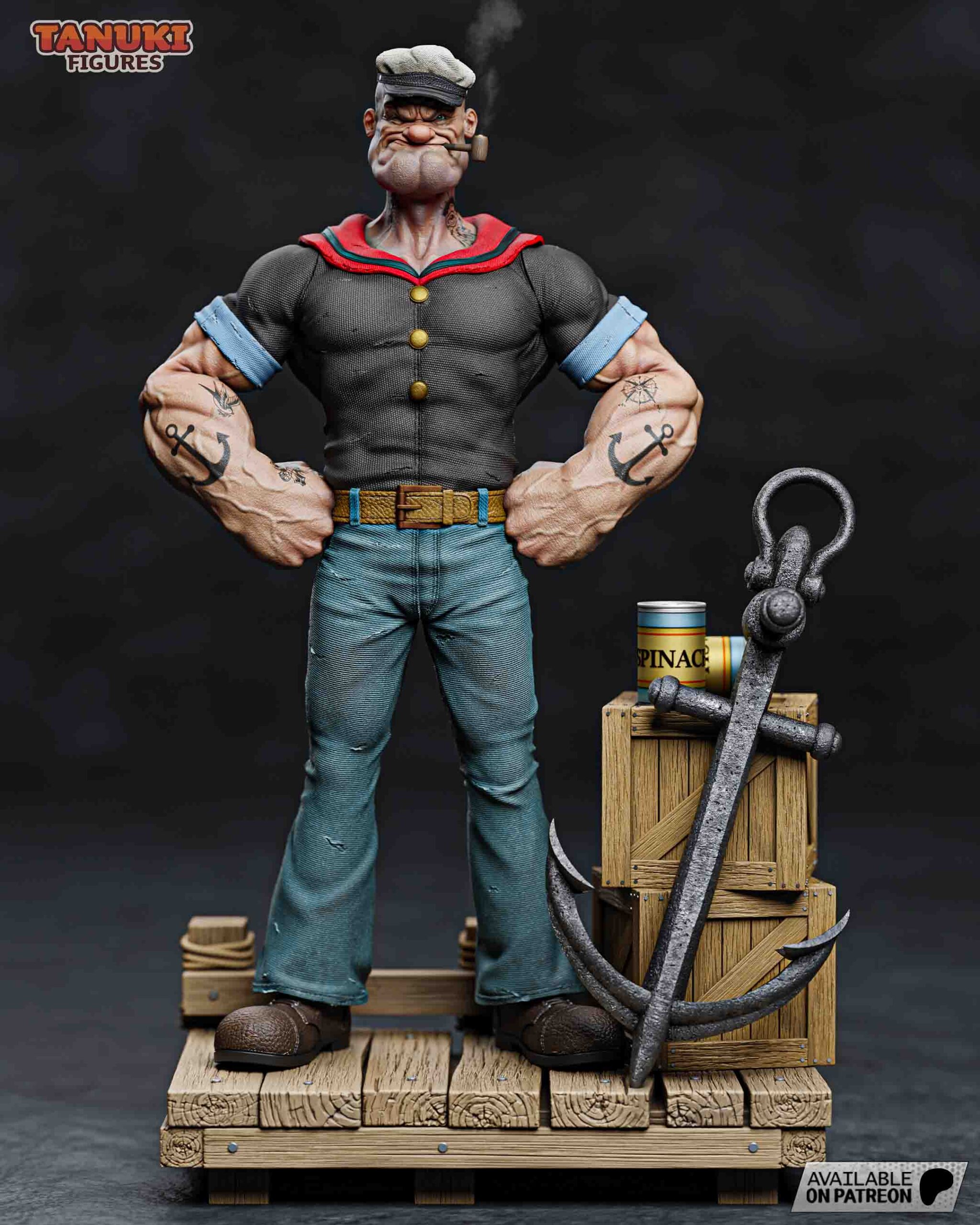 🥊🚢 فیگور پوپای ملوان زبل | Popeye Figure...