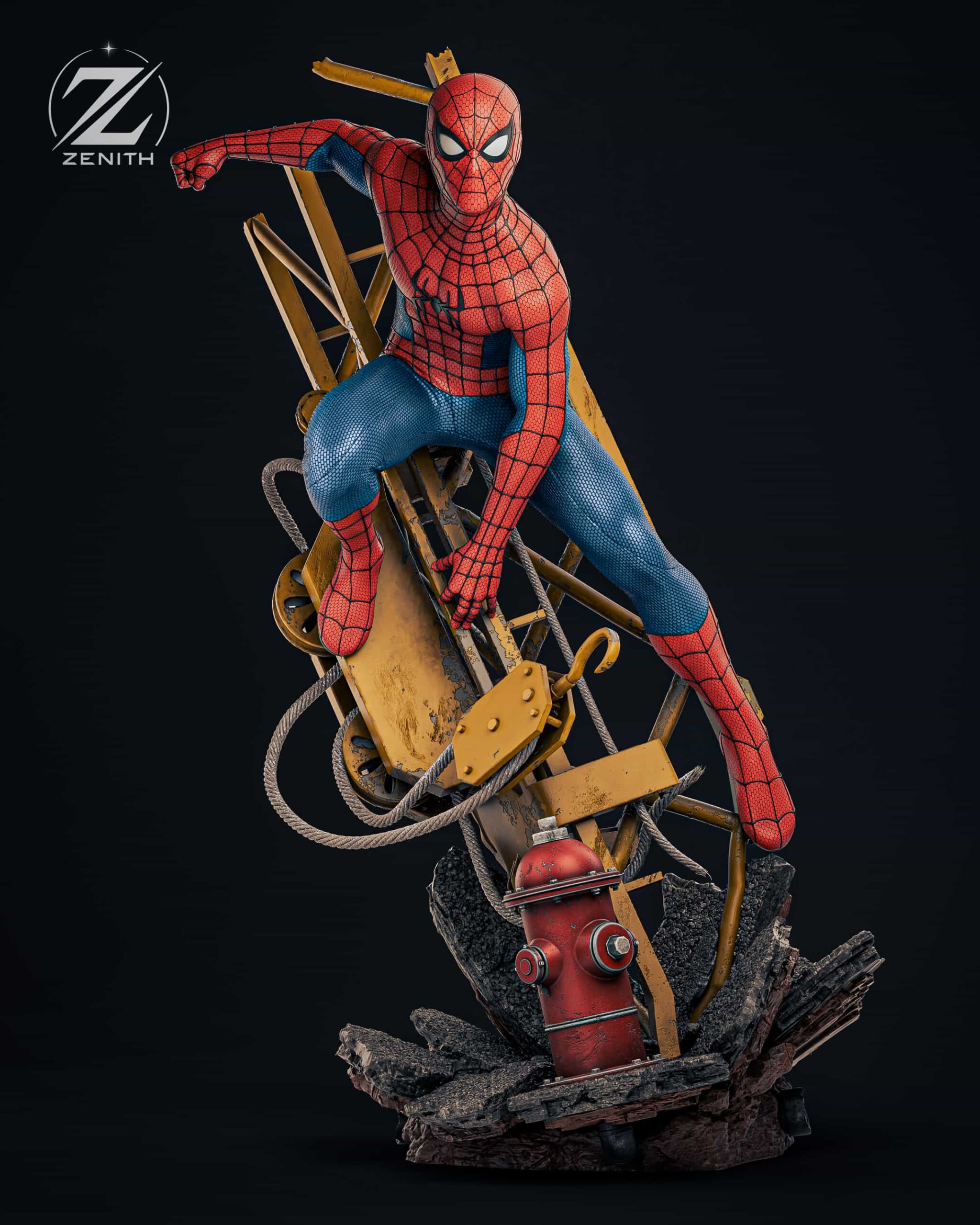 🕷️🔥 فیگور اسپایدرمن | Spider-Man | 40 سانتی‌متر...