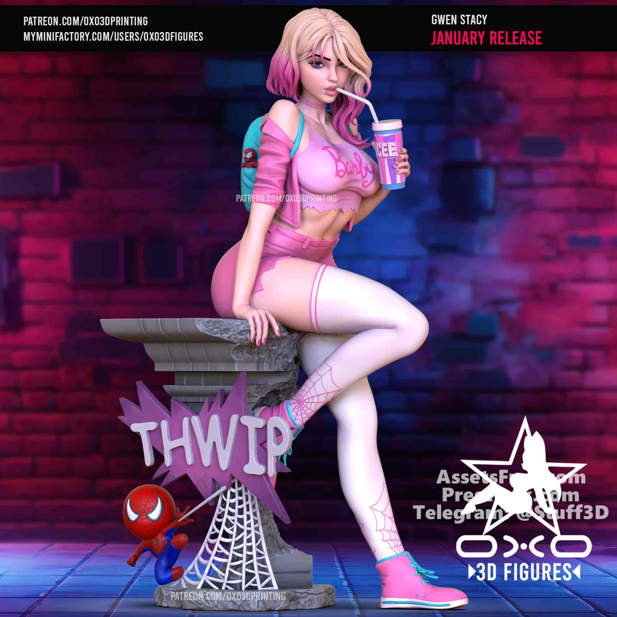 💖🕷️ فیگور گوین استیسی کژوال (Gwen Stacy Casual)...
