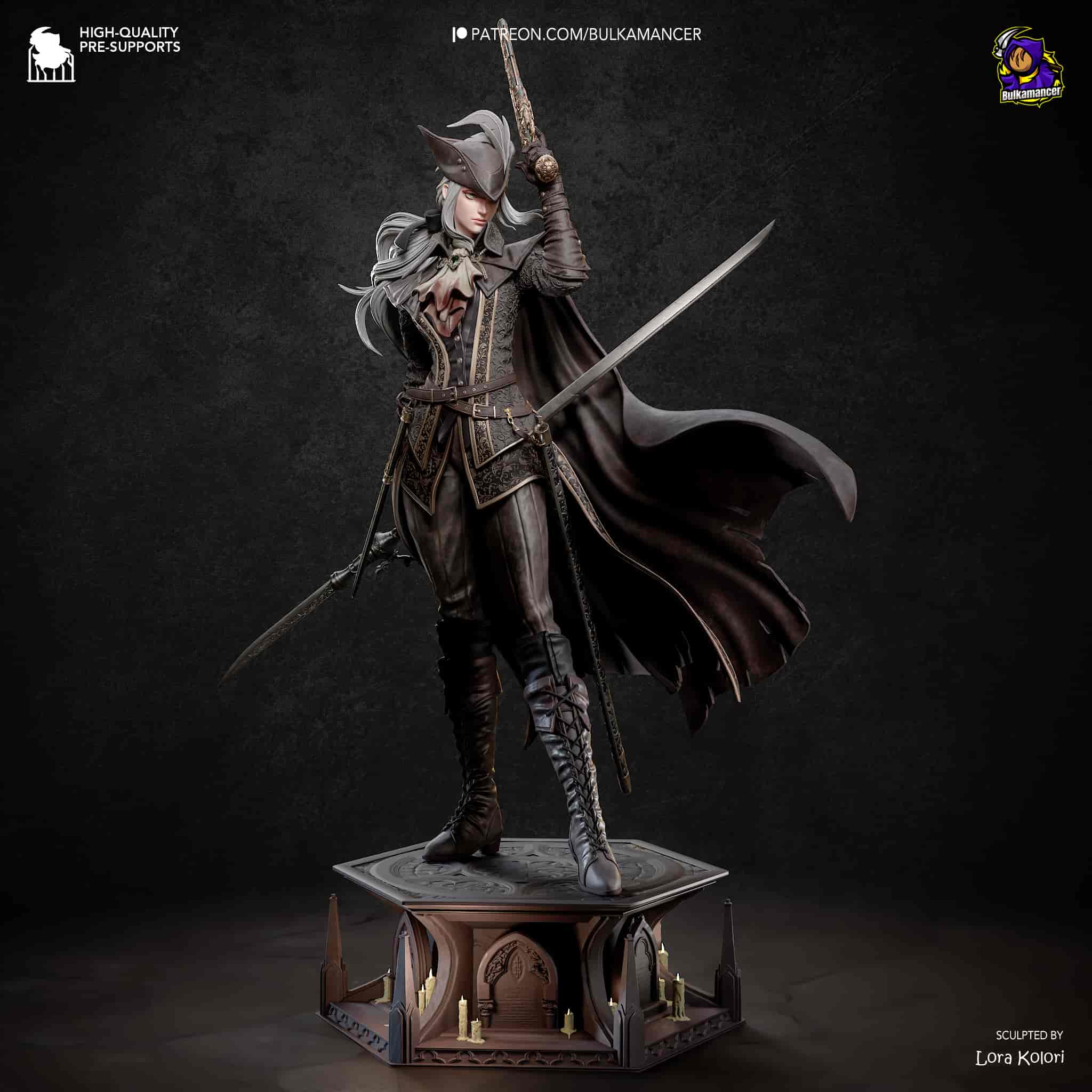 فیگور لیدی ماریا (Lady Maria) از بازی Bloodborne | شاهکار گوتیک ۴۰ سانتی‌متری