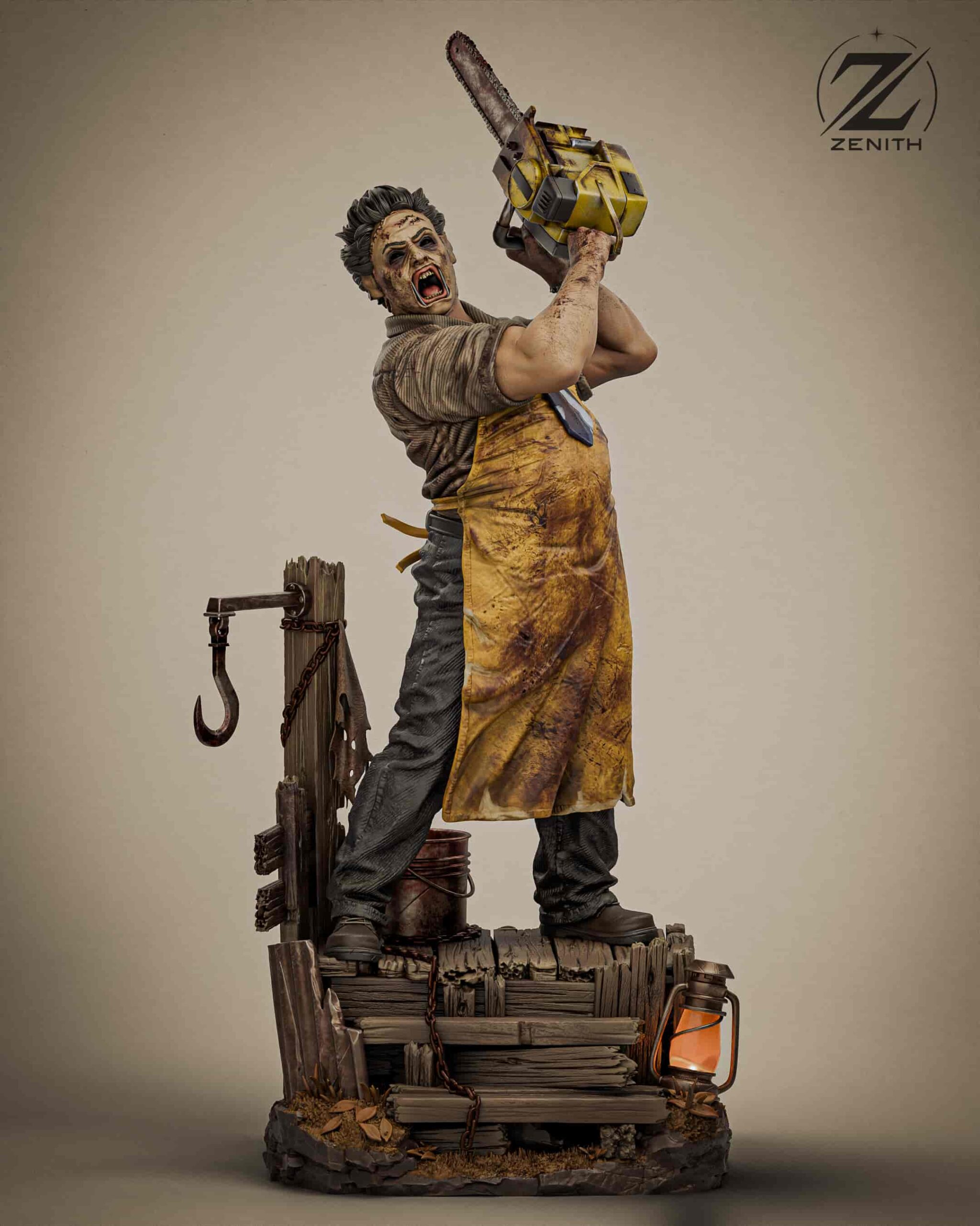 🩸🪚 فیگور لدر فیس Leatherface کشتار با اره‌برقی...