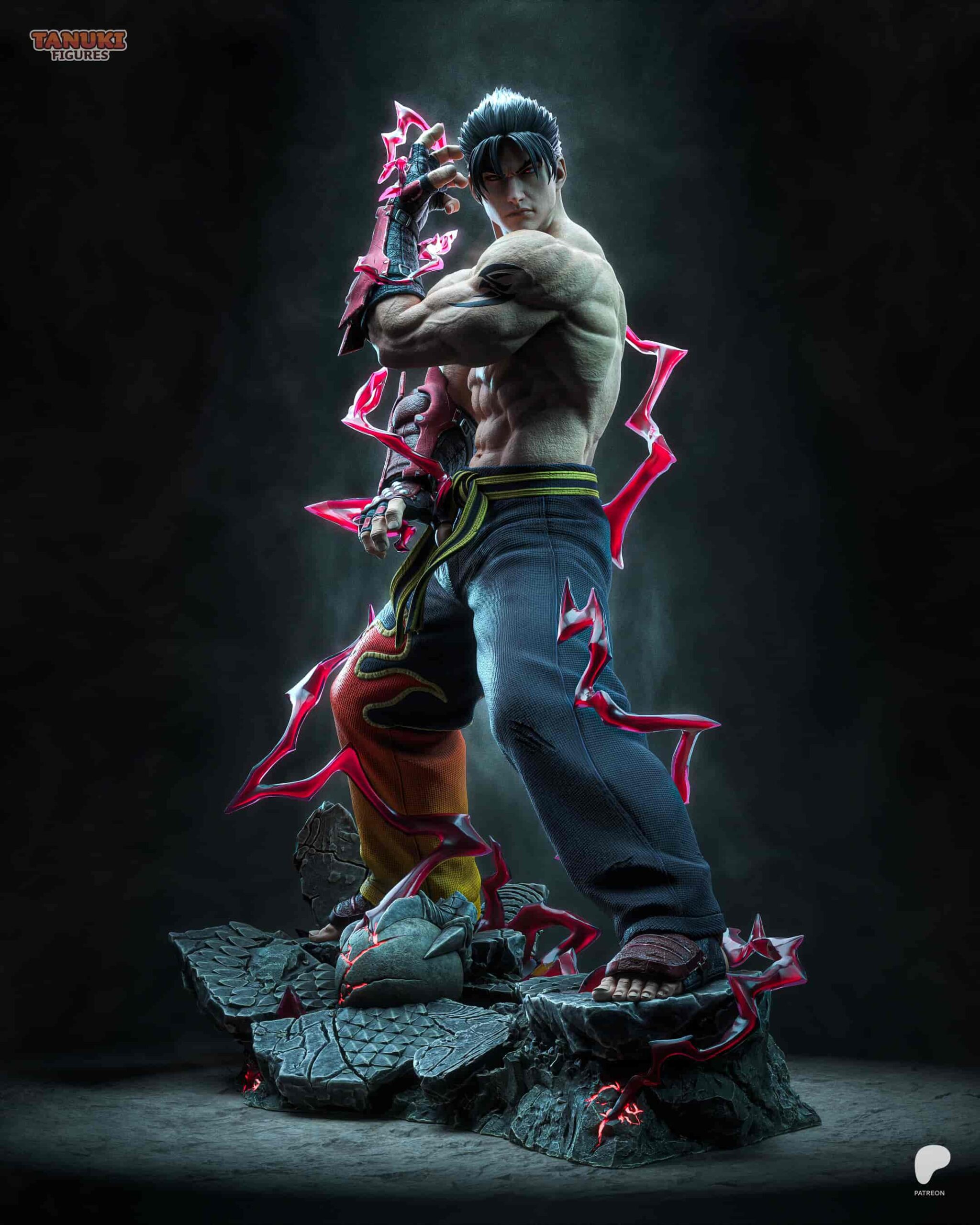 ⚡🥋 فیگور جین کازاما Jin Kazama بازی تیکن...