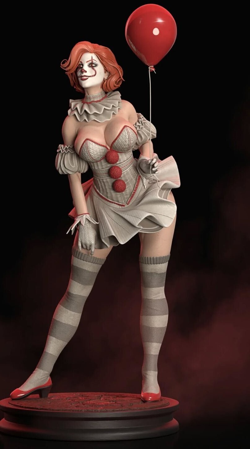 🎈🤡 فیگور پنی وایز دختر (Pennywise Girl) نسخه...