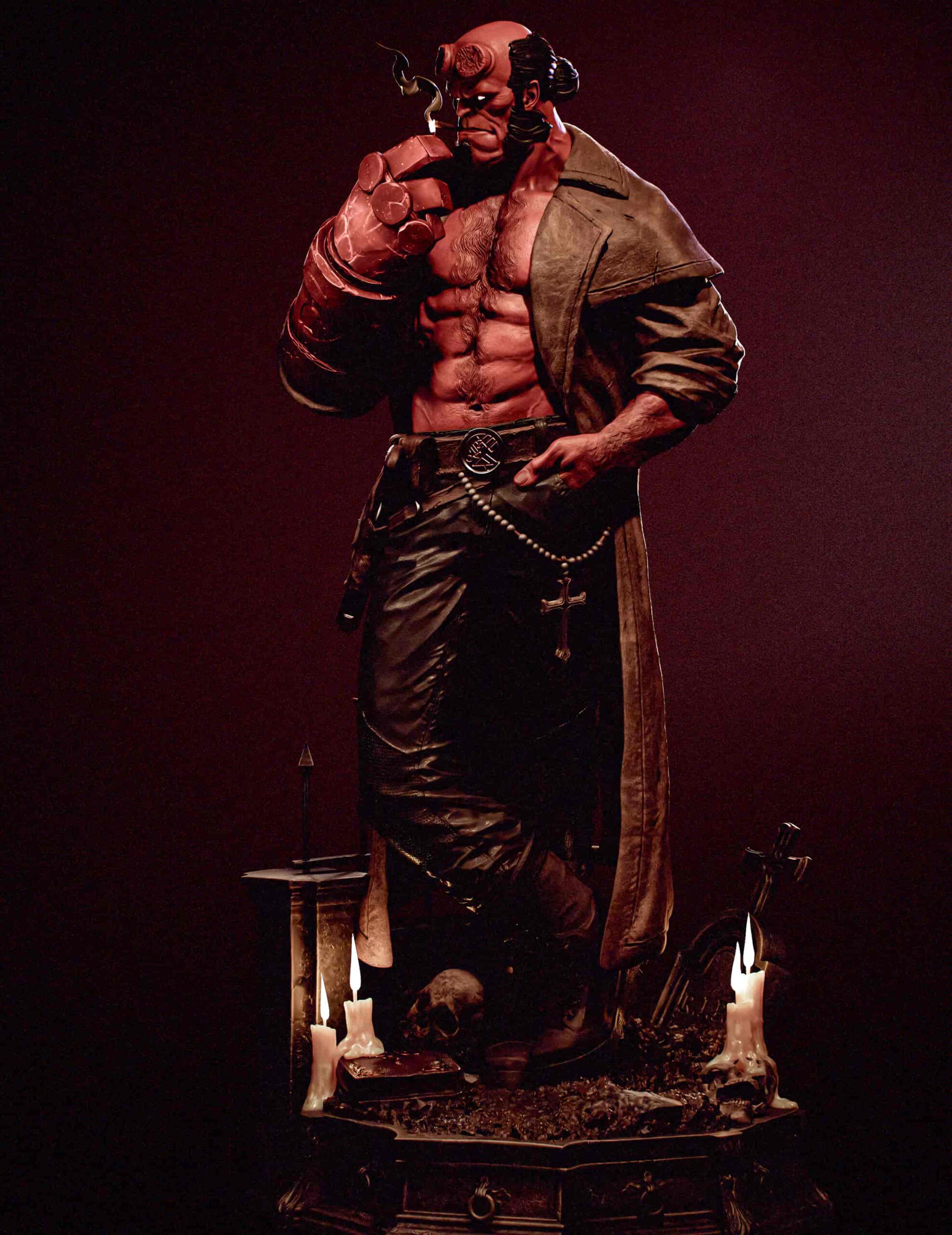🔴🔥 فیگور هل بوی Hellboy دست راست نابودی...