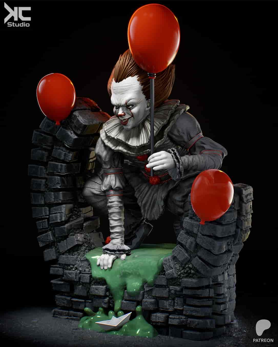🎈🤡 فیگور پنی وایز Pennywise دلقک ترسناک فیلم...